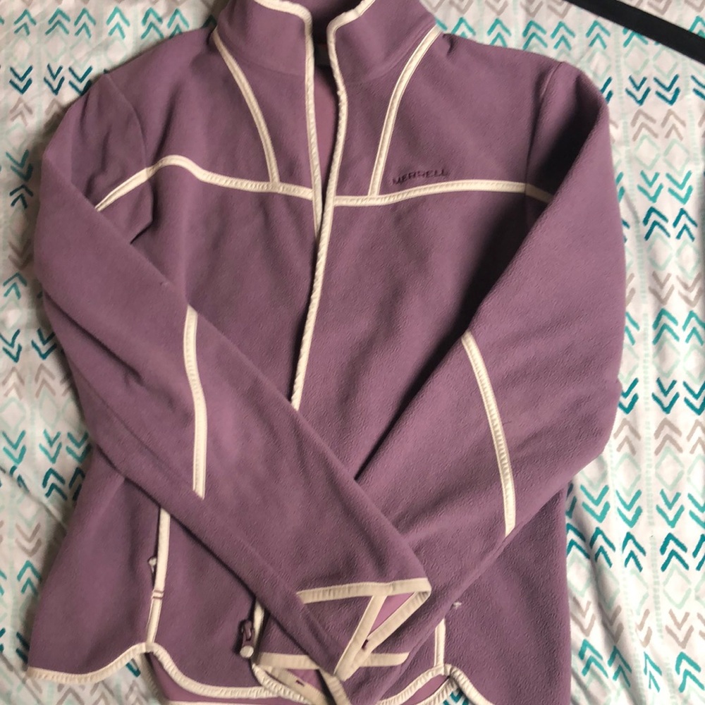 Purple zip up jacket